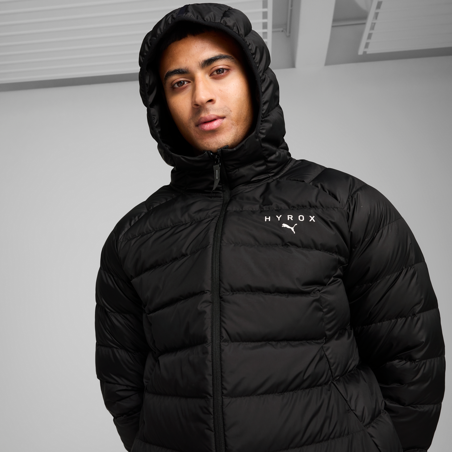 PUMA x HYROX Hooded Down Jacket