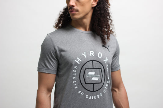 HYROX/PUMA Short Sleeve Active Tee - Grey