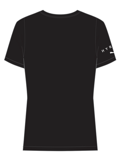 AMSTERDAM Woman's PERFORMANCE CITY TEE - black