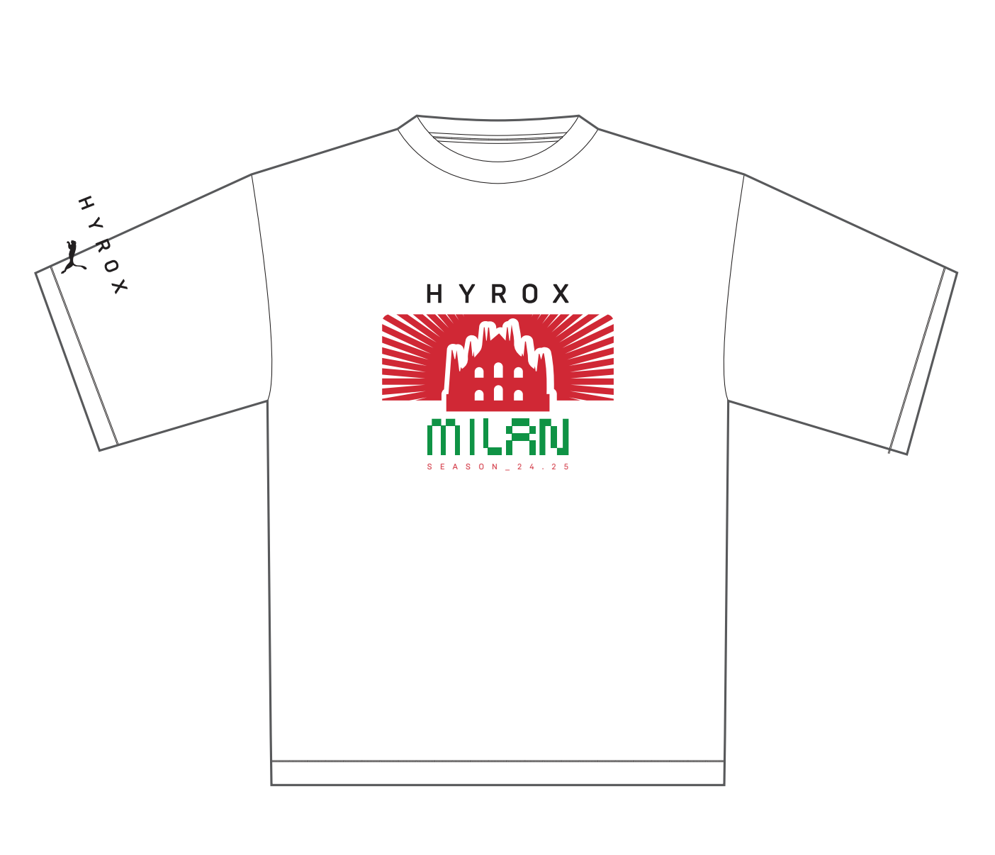 Milan W CITY LIFESTYLE TEE - white