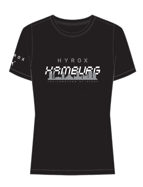 Hamburg Women's PERFORMANCE CITY TEE - black