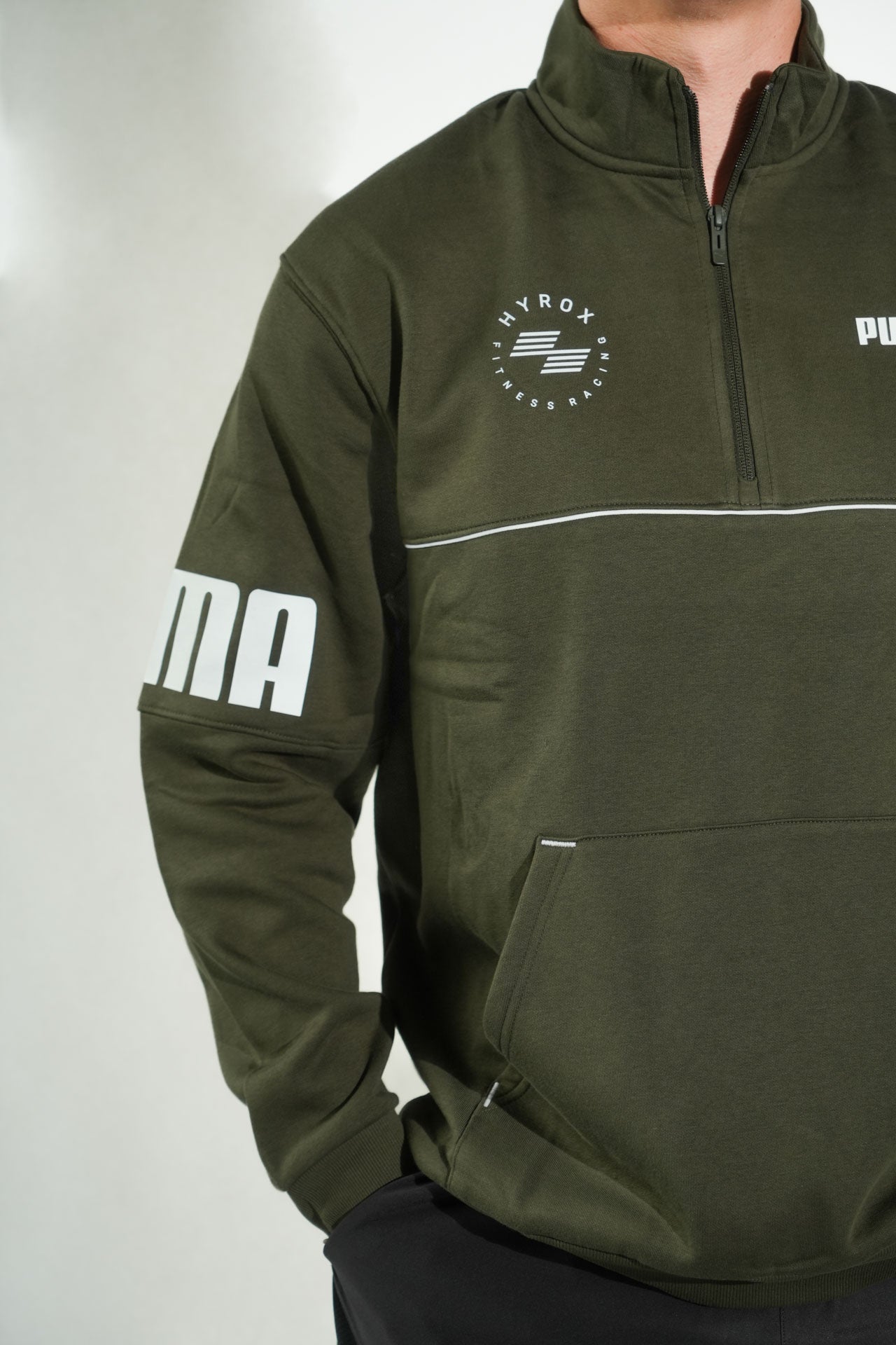 Puma Power Half-Zip - green