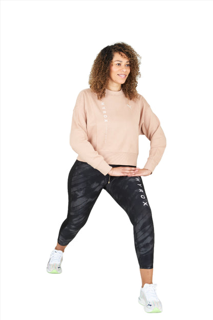 HYROX|PUMA HER Crew Sweater - Beige