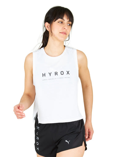 HYROX|PUMA Fit Triblend Tank - white