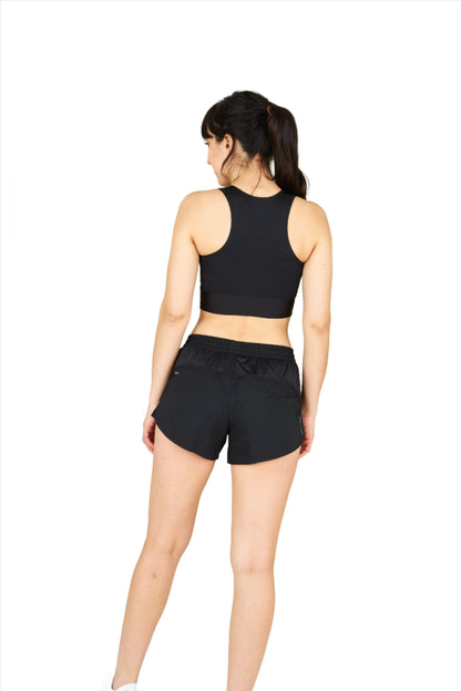 Day in Motion Crop Top - black