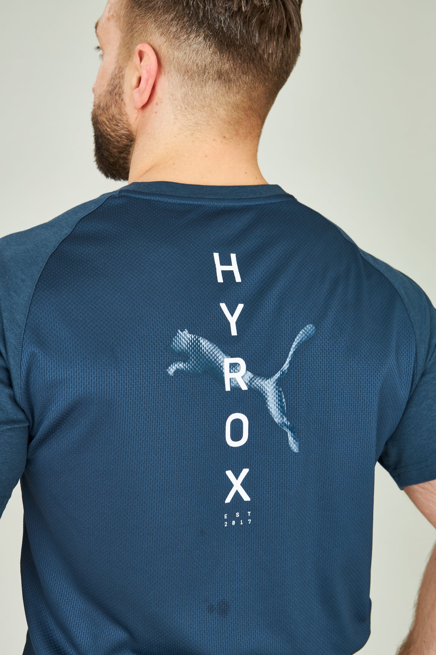 HYROX|PUMA Fit Triblend Tee - blue