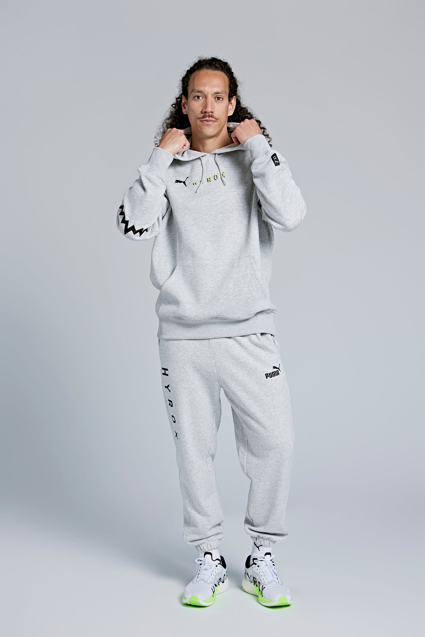 HYROX|PUMA Hoops Team Hoodie - Grey