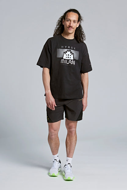 Milan Men's CITY LIFESTYLE TEE - black