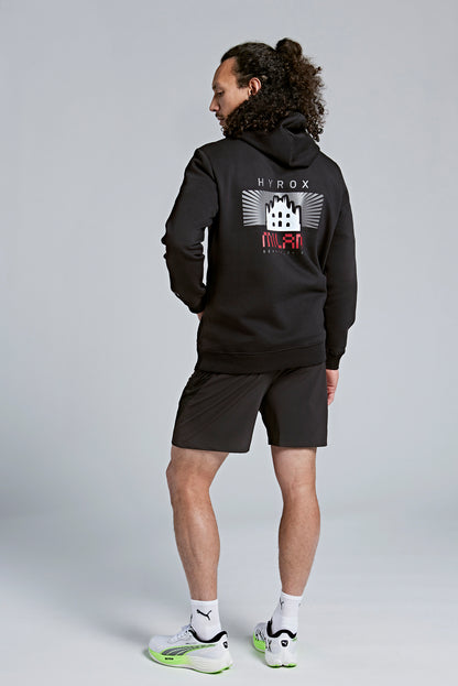 Milan PUMA X HYROX CITY UNISEX LIFESTYLE HOODIE - black