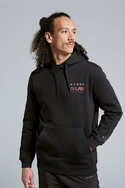 Milan PUMA X HYROX CITY UNISEX LIFESTYLE HOODIE - black
