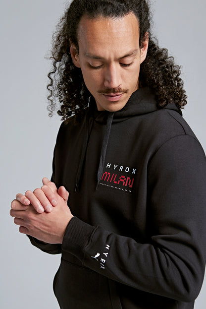 Milan PUMA X HYROX CITY UNISEX LIFESTYLE HOODIE - black