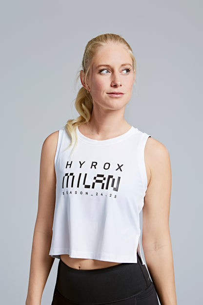 Milan PUMA X HYROX W CITY PERFORMANCE TANK - white