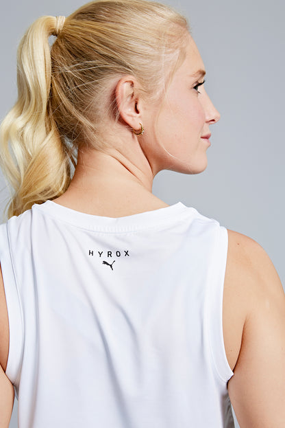 Milan PUMA X HYROX W CITY PERFORMANCE TANK - white