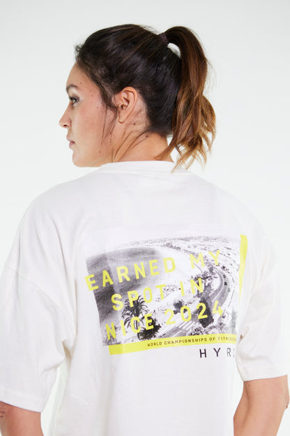 Womens Nice Tee - White