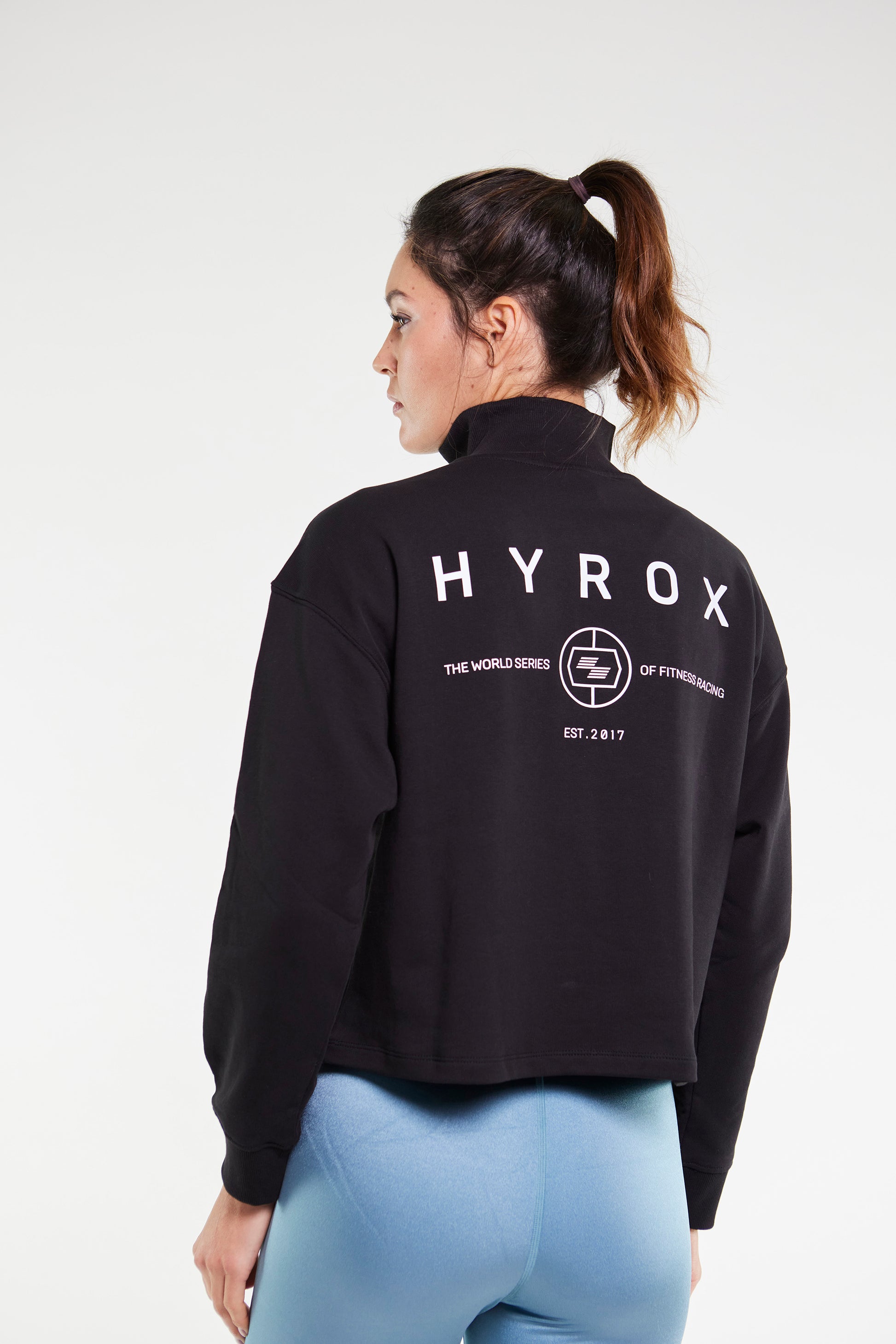 HER High-Neck Half-Zip - black – HYROXWORLD Shop