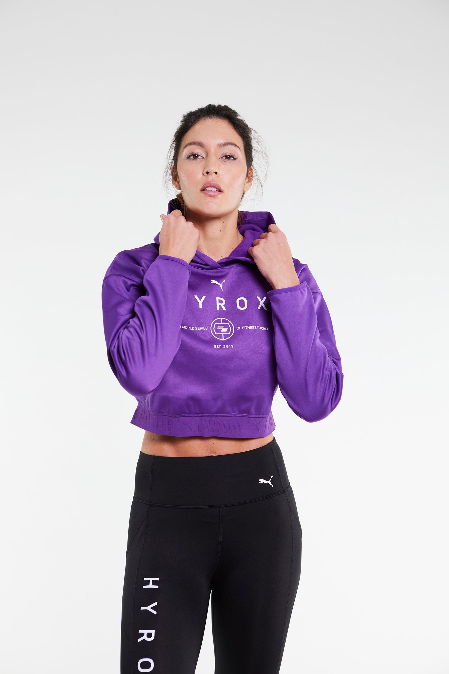 Puma Strong PWRFLC Hoodie - purple