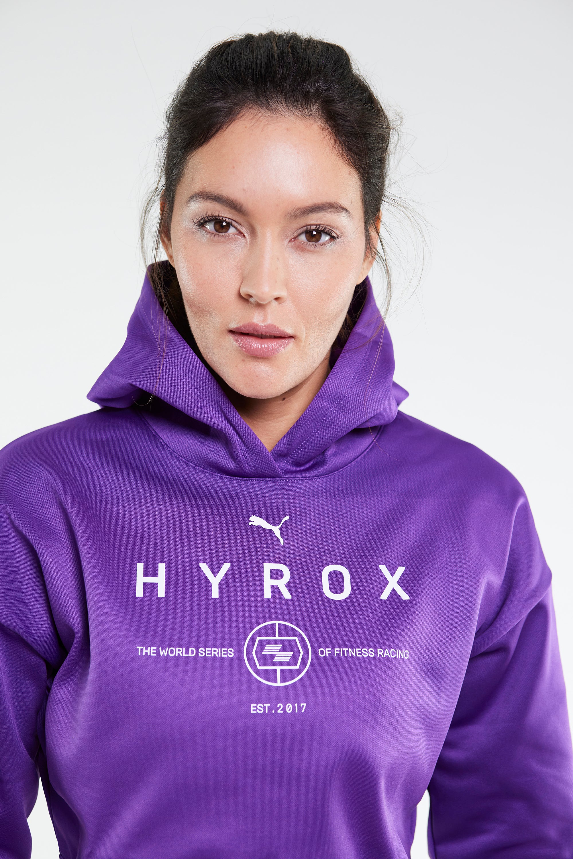 Puma Strong PWRFLC Hoodie - purple – HYROXWORLD Shop