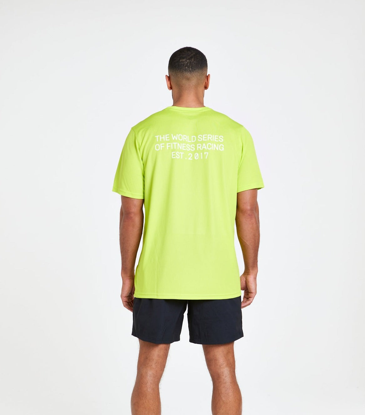 HYROX PUMA Performance SS Tee Neon Yellow