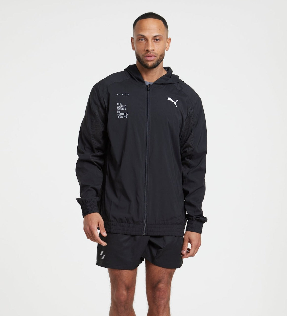 HYROX PUMA FIT Woven FZ Jacket Black