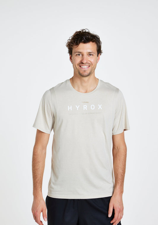 HYROX|PUMA FIT Triblend Tee - Beige