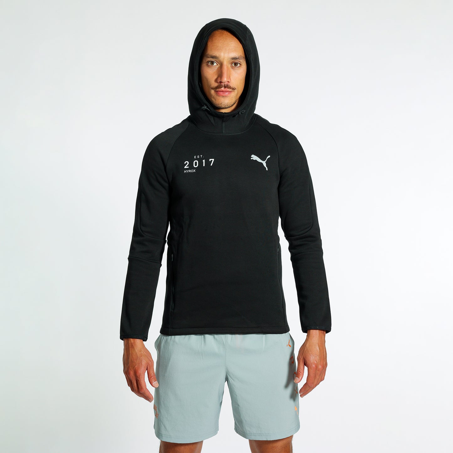 Evostripe Performance Hoodie - Black