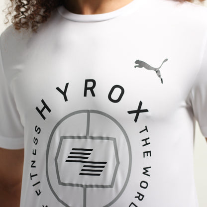 HYROX|PUMA Short Sleeve Active Tee - White